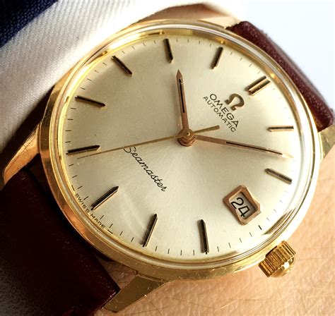 omega seamaster 1969 gold|omega seamaster gold vintage price.